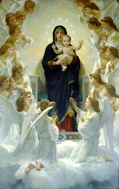 The Virgin with Angels William-Adolphe Bouguereau